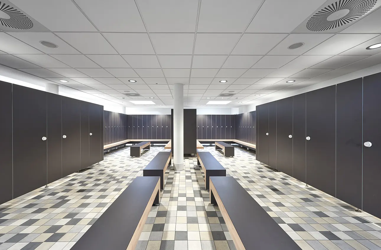 Stylish changing area with EF-3 WK