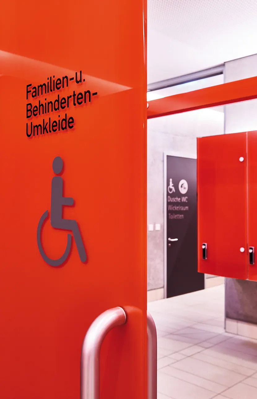 Solutions for guests with physical impairment