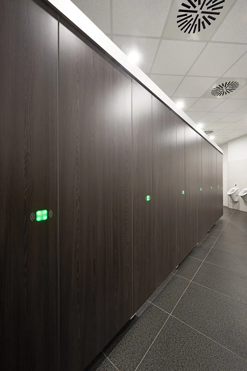 Sanitary partition walls Look&Wave EF-3 made by Schäfer