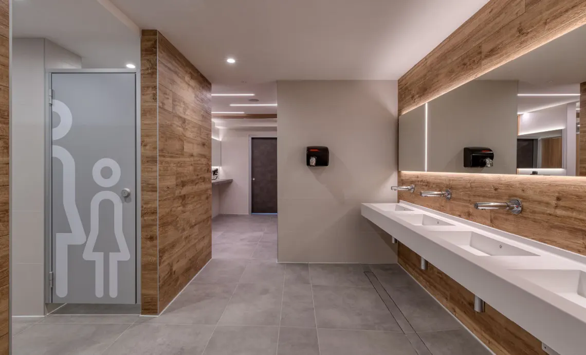 Modern WC cubicles