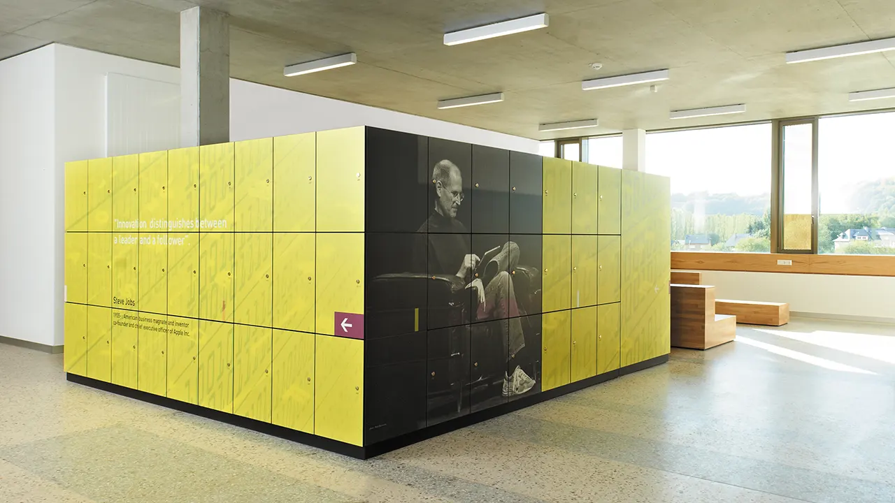 Locker systems for schools and universities